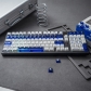 Geometry 144+47 PBT Dye-subbed PC Crystal Semitransparent Backlit Cool Keycaps Set Screen Printing with Oil Spraying